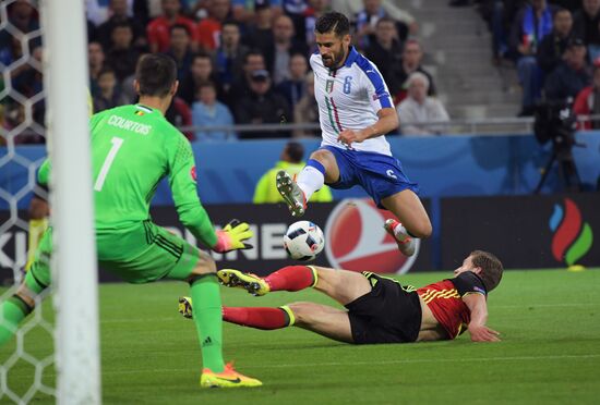 UEFA Euro 2016. Belgium vs. Italy