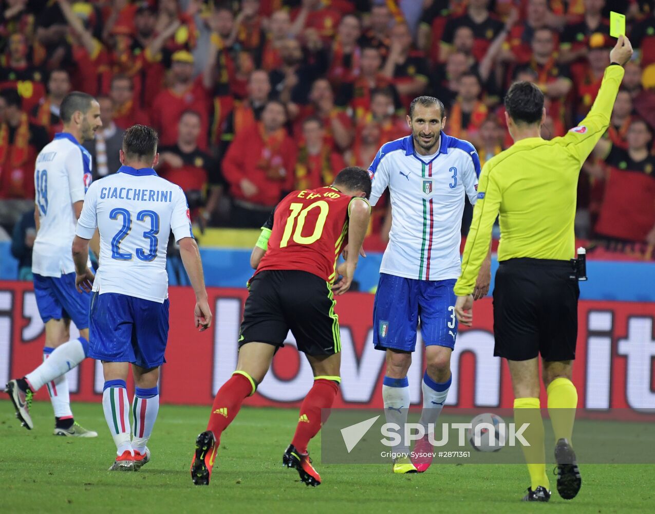 UEFA Euro 2016. Belgium vs. Italy