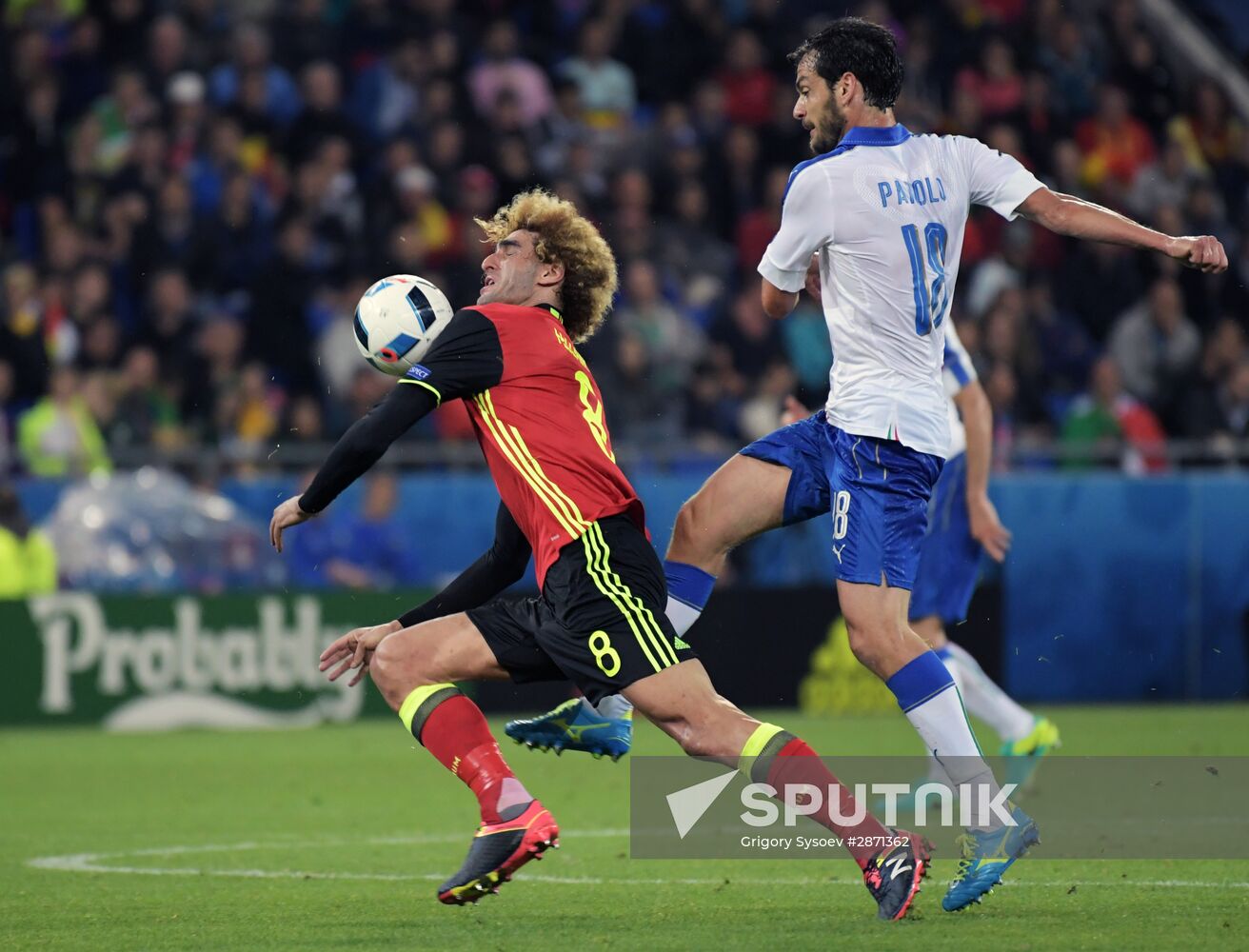 UEFA Euro 2016. Belgium vs. Italy