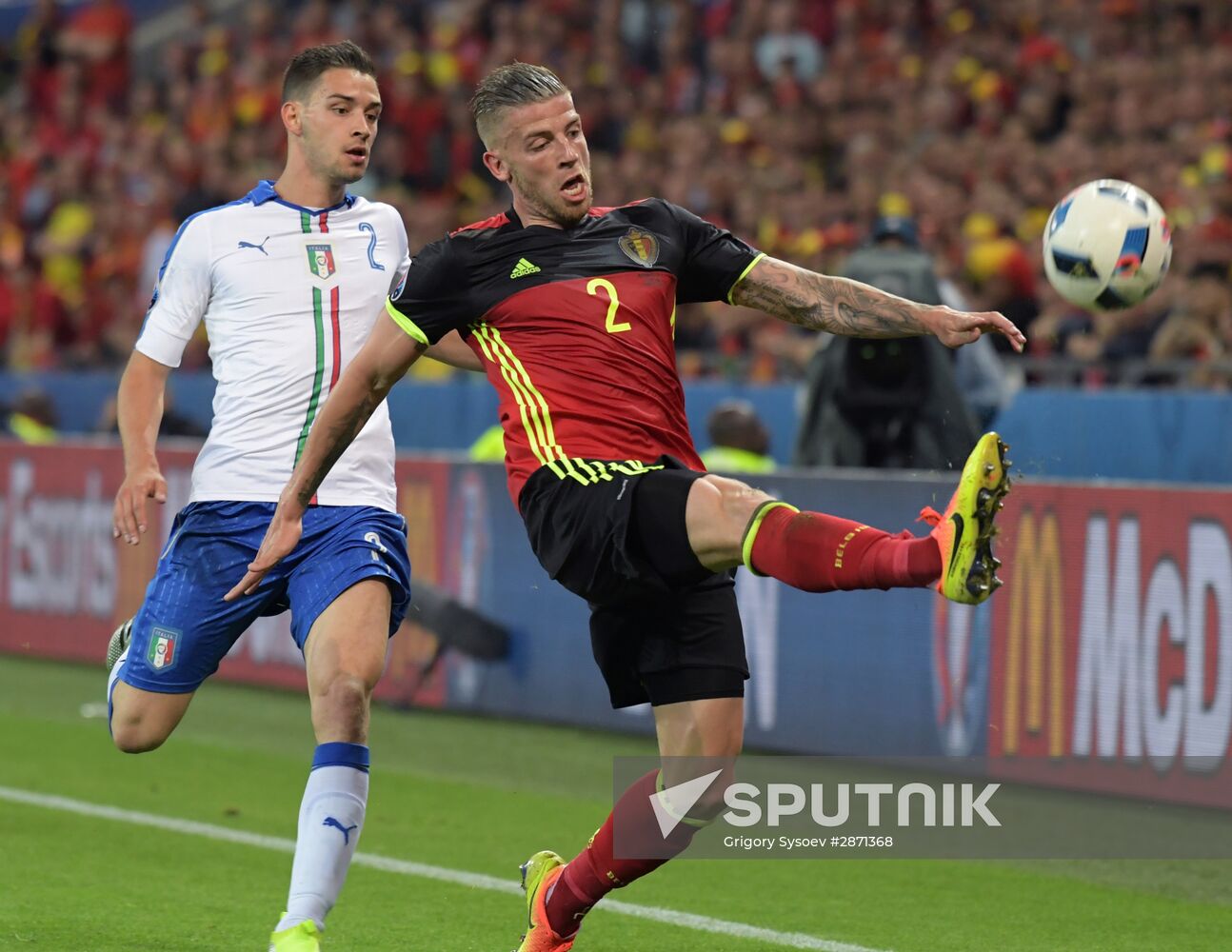 UEFA Euro 2016. Belgium vs. Italy