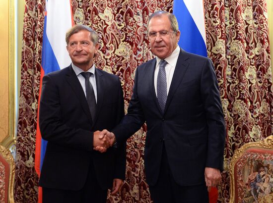 Sergey Lavrov meets with Slovenia's Foreign Minister Karl Erjavec