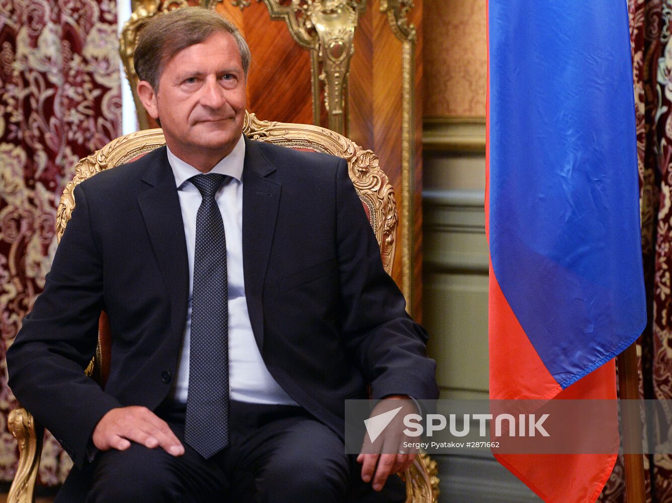 Sergey Lavrov meets with Slovenia's Foreign Minister Karl Erjavec