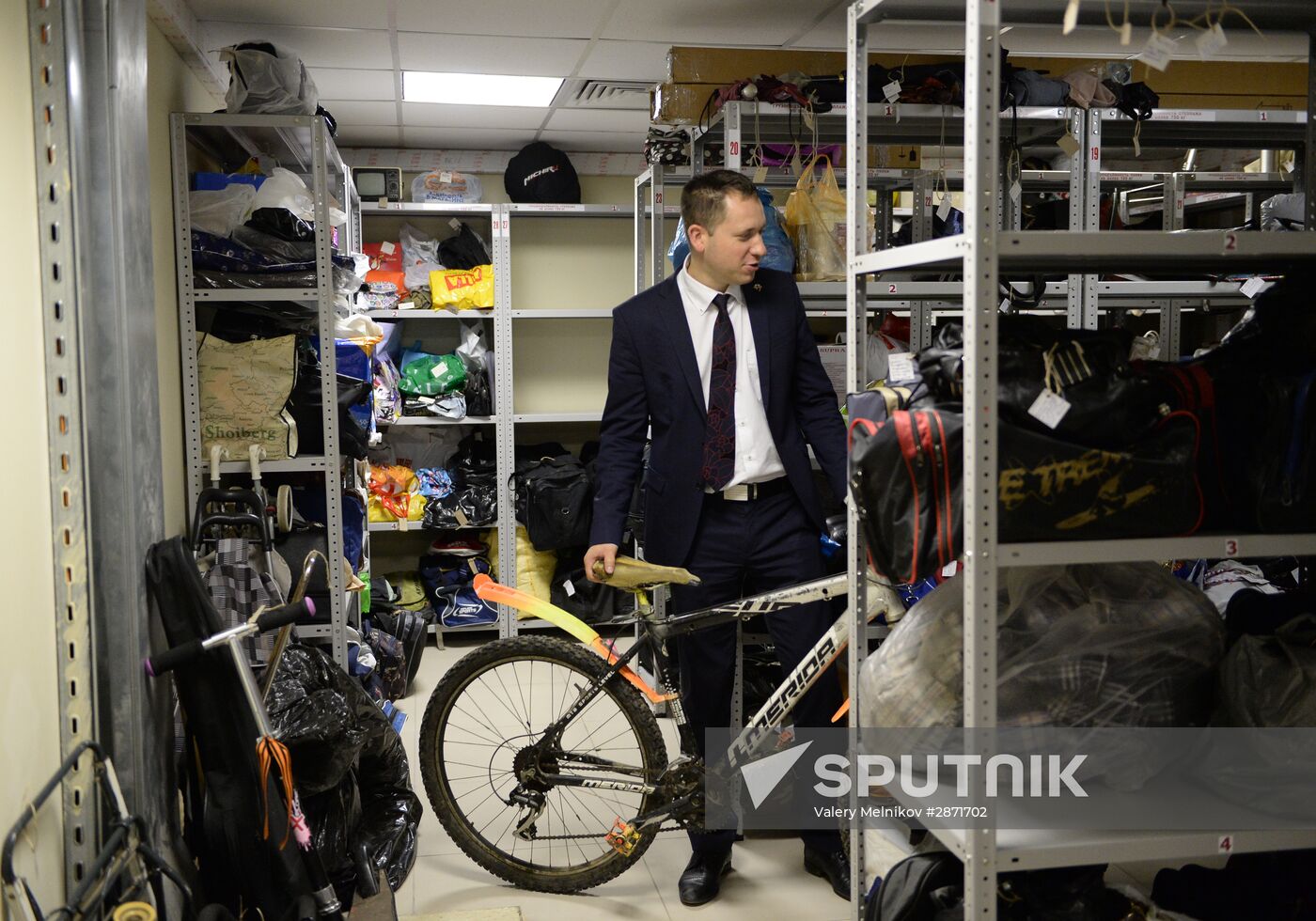 Moscow Metro lost and found storage