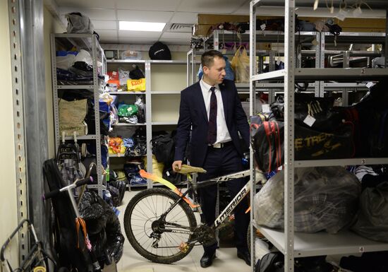 Moscow Metro lost and found storage