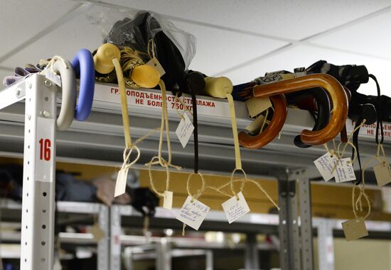 Moscow Metro lost and found storage