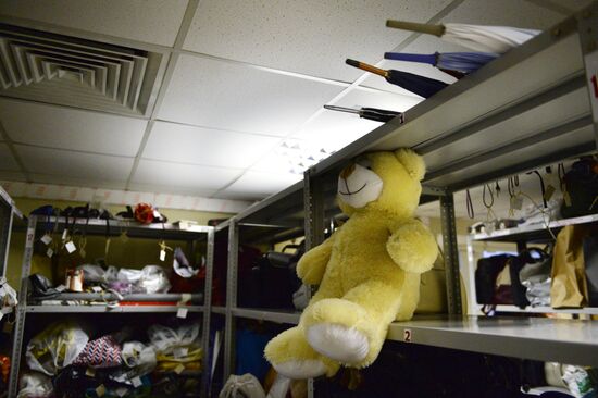 Moscow Metro lost and found storage