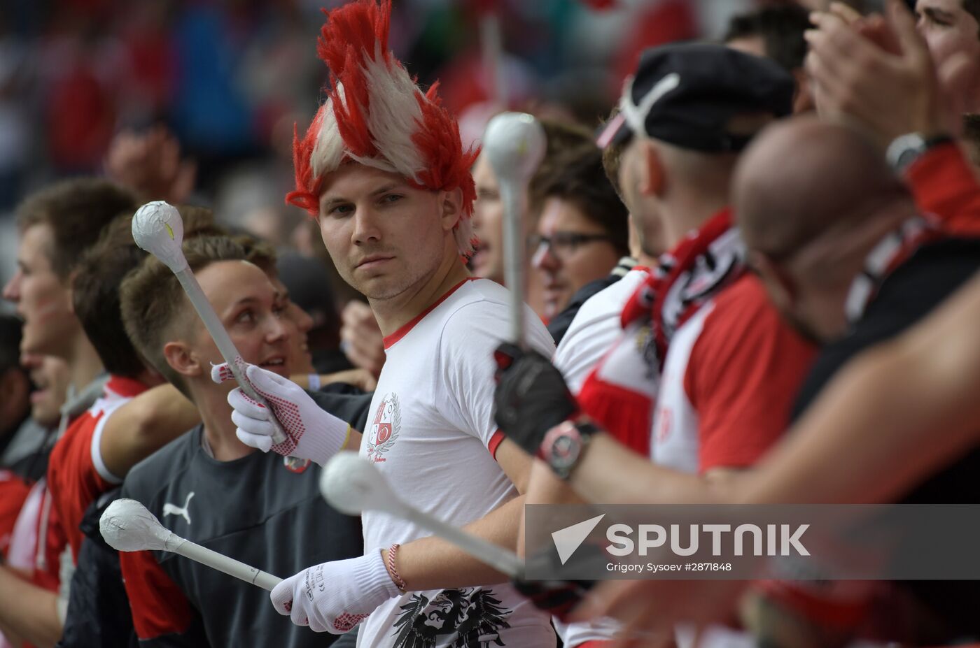 European Football Championship 2016. Austria vs. Hungary