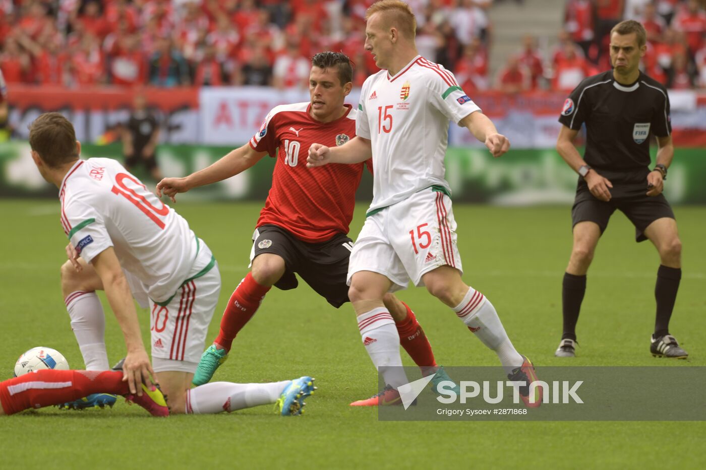 UEFA Euro 2016. Austria vs. Hungary