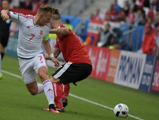 European Football Championship 2016. Austria vs. Hungary