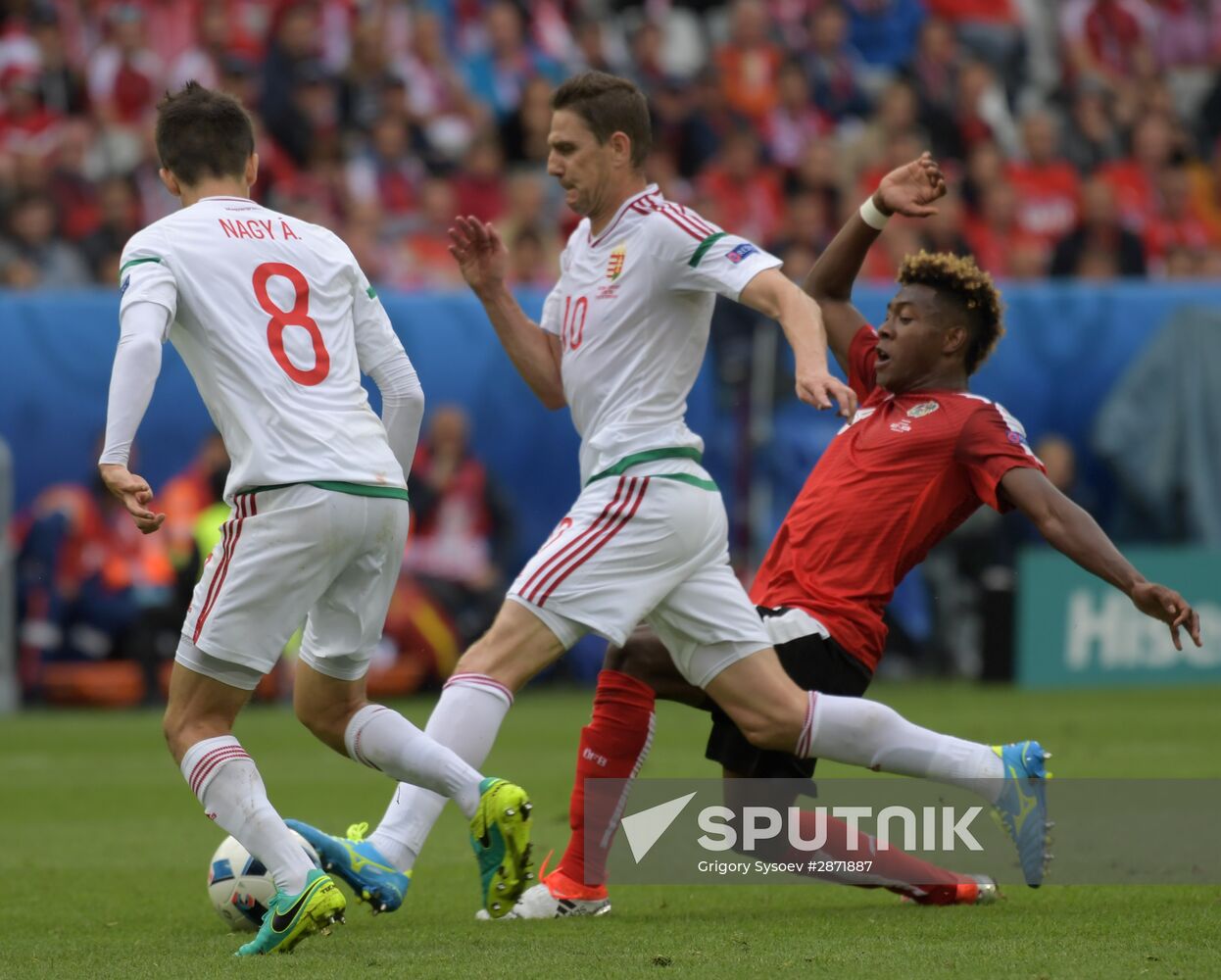 European Football Championship 2016. Austria vs. Hungary