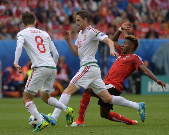 European Football Championship 2016. Austria vs. Hungary