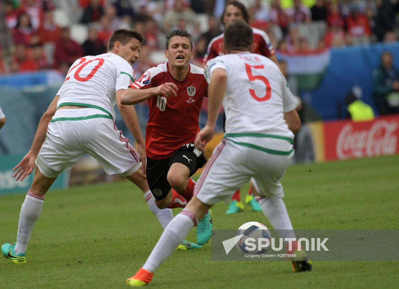 European Football Championship 2016. Austria vs. Hungary