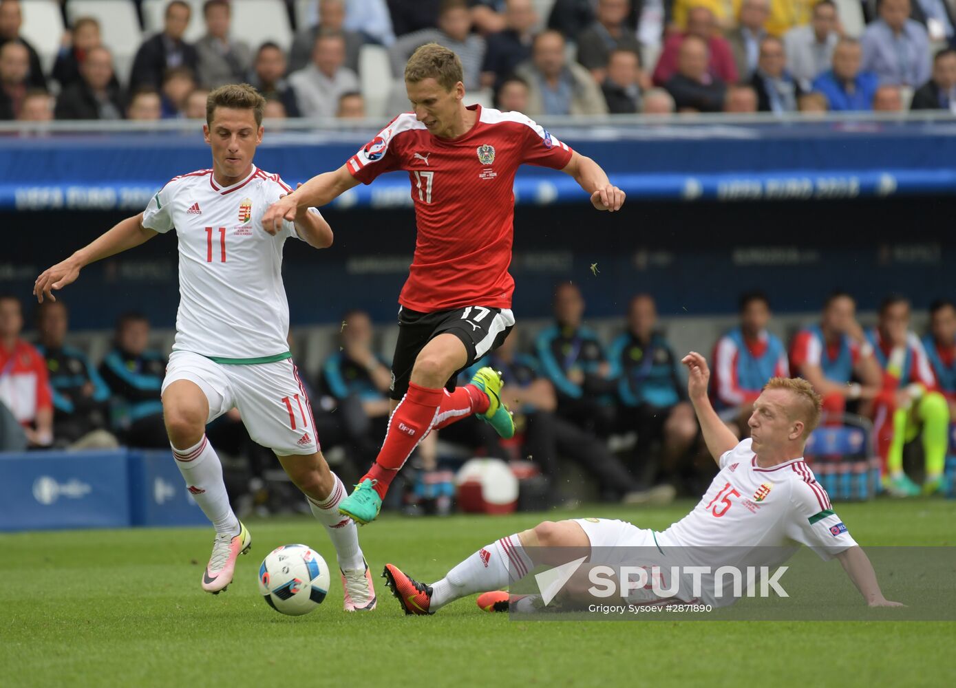 UEFA Euro 2016. Austria vs. Hungary