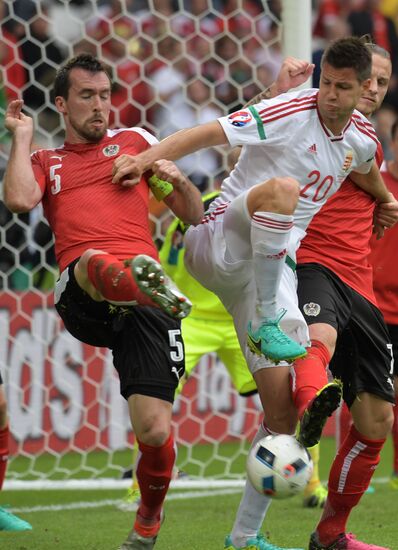 European Football Championship 2016. Austria vs. Hungary