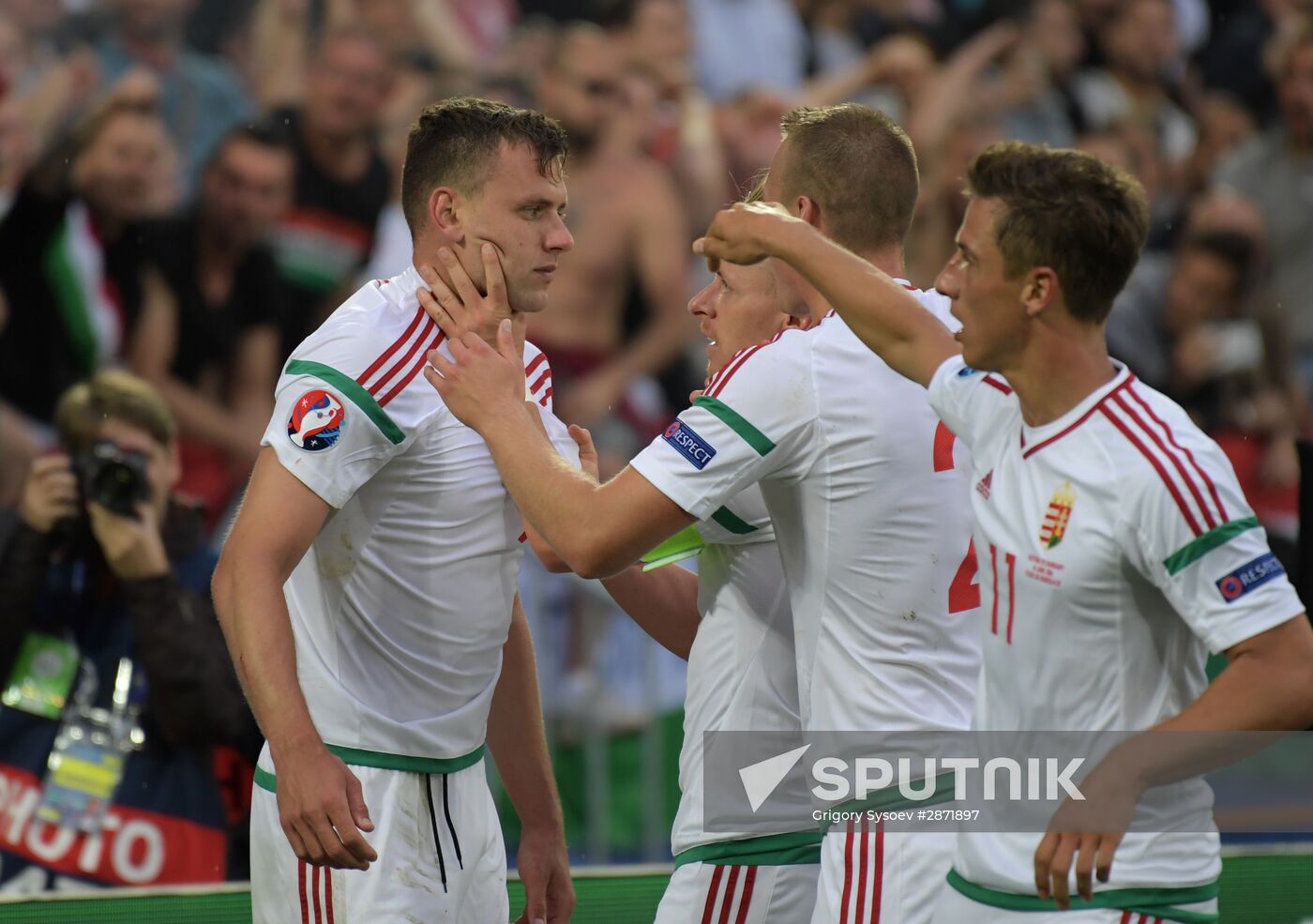 European Football Championship 2016. Austria vs. Hungary