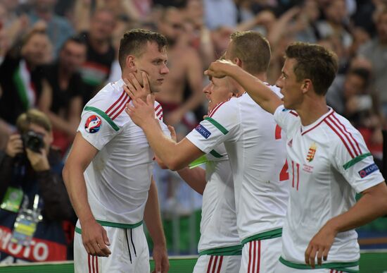 European Football Championship 2016. Austria vs. Hungary