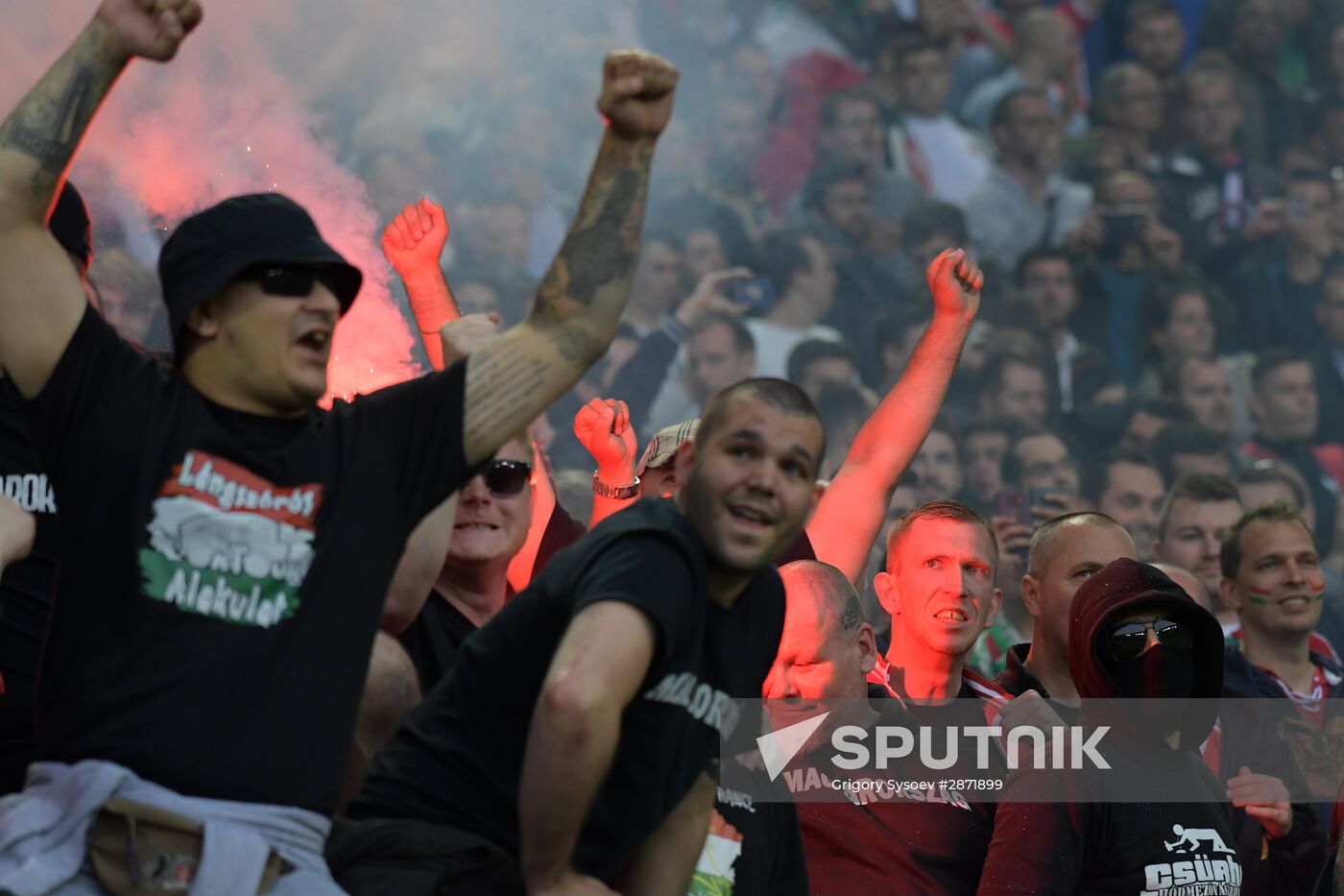 European Football Championship 2016. Austria vs. Hungary