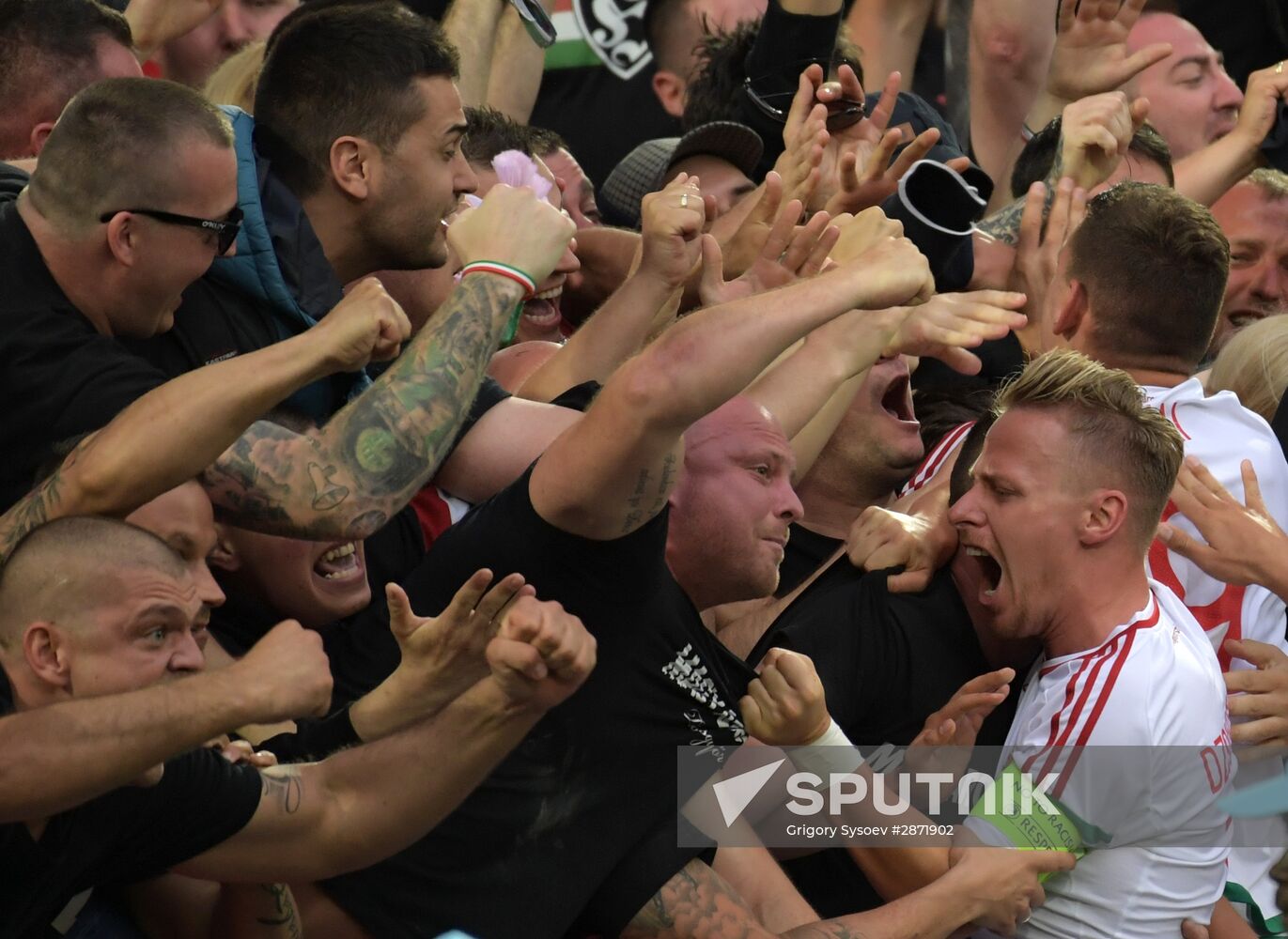 European Football Championship 2016. Austria vs. Hungary