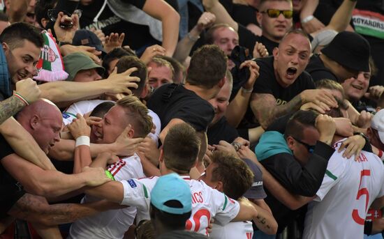 European Football Championship 2016. Austria vs. Hungary