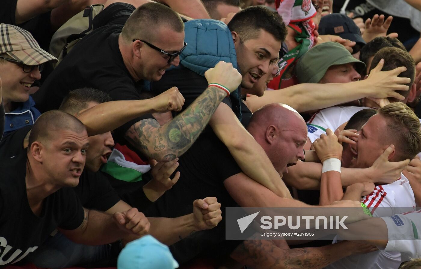 European Football Championship 2016. Austria vs. Hungary