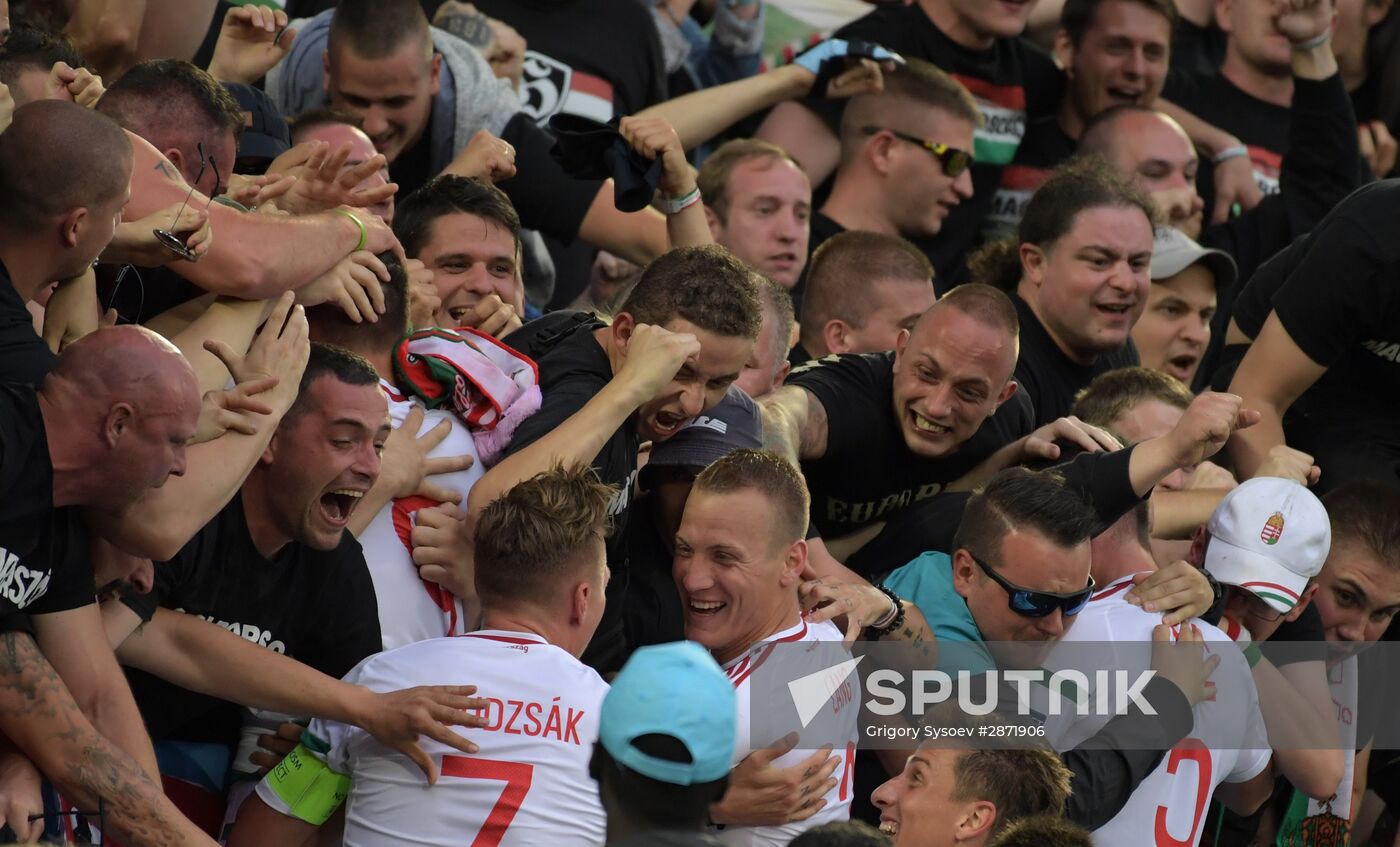 European Football Championship 2016. Austria vs. Hungary