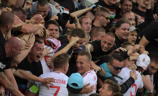 European Football Championship 2016. Austria vs. Hungary