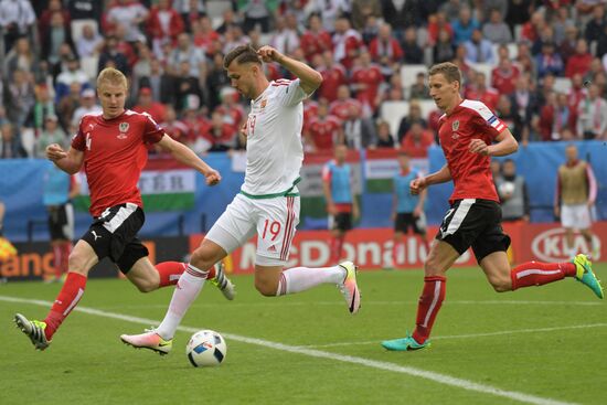 European Football Championship 2016. Austria vs. Hungary