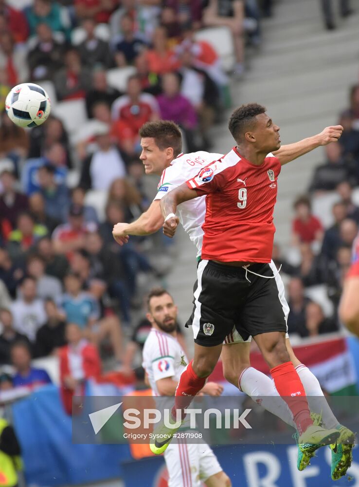 European Football Championship 2016. Austria vs. Hungary