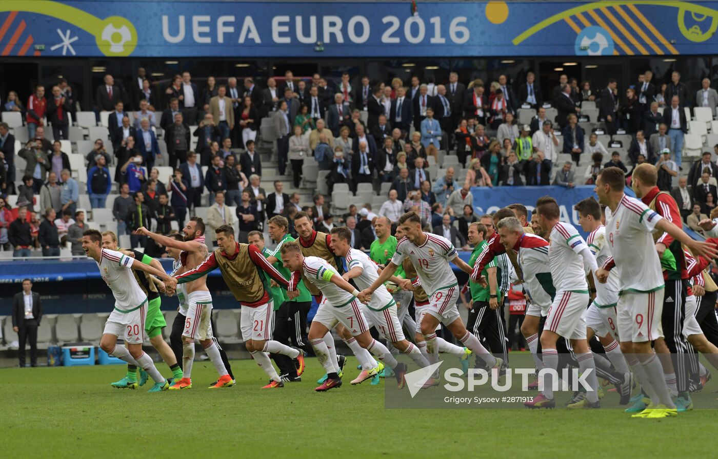 European Football Championship 2016. Austria vs. Hungary