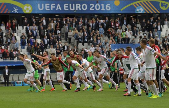 European Football Championship 2016. Austria vs. Hungary