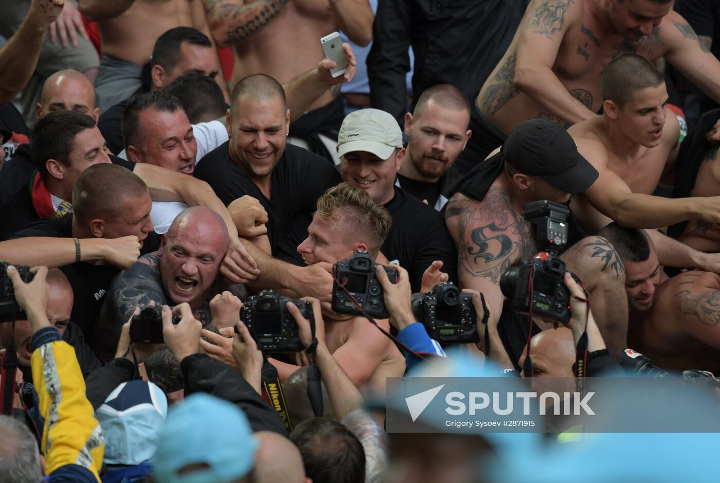 European Football Championship 2016. Austria vs. Hungary