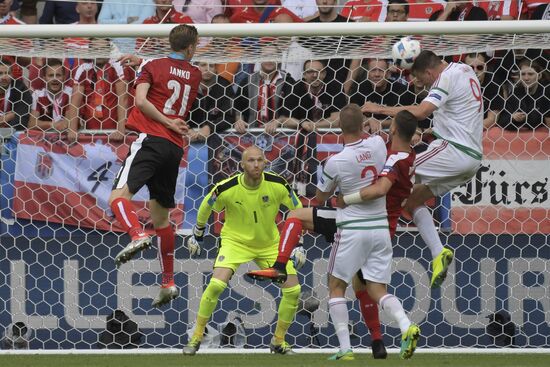 European Football Championship 2016. Austria vs. Hungary