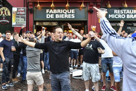 Lille before Russia vs. Slovakia match