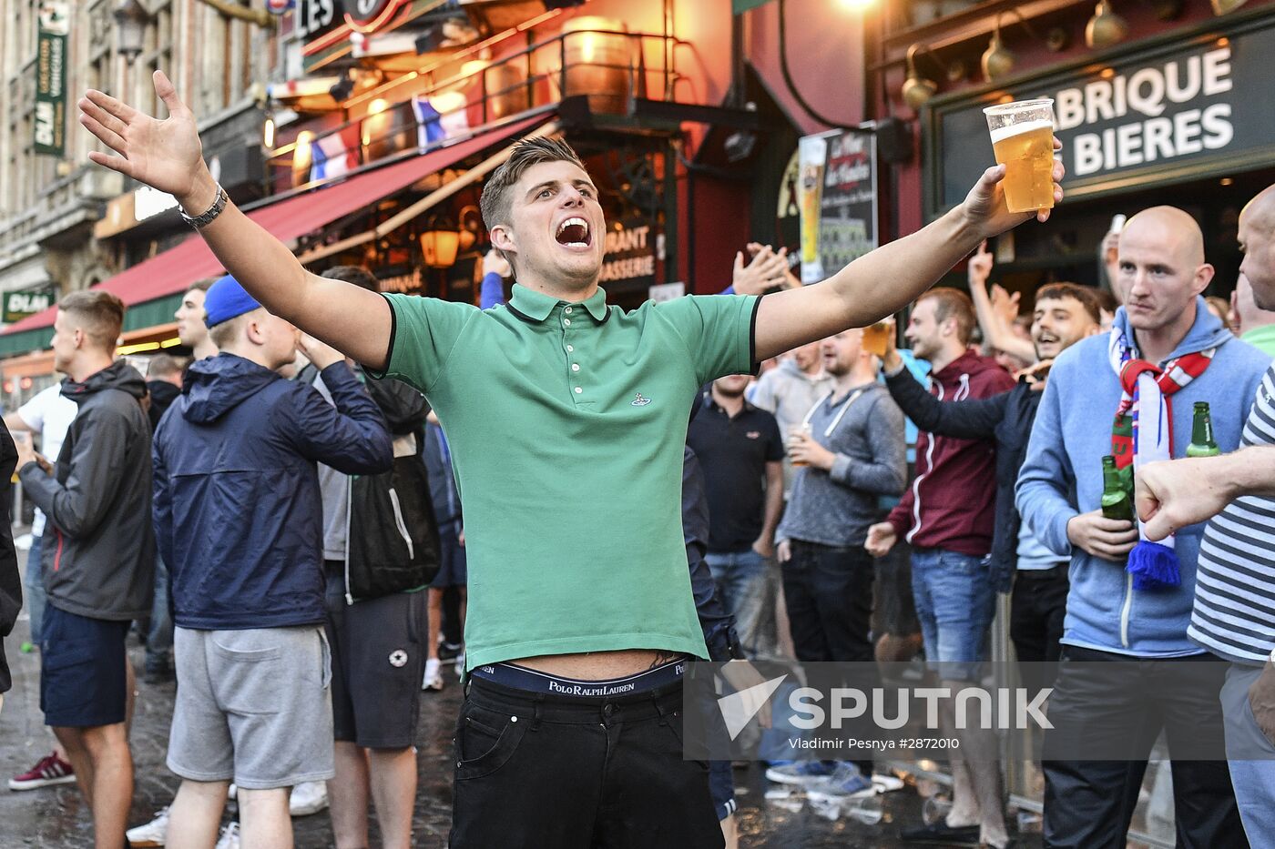 Lille before Russia vs. Slovakia match