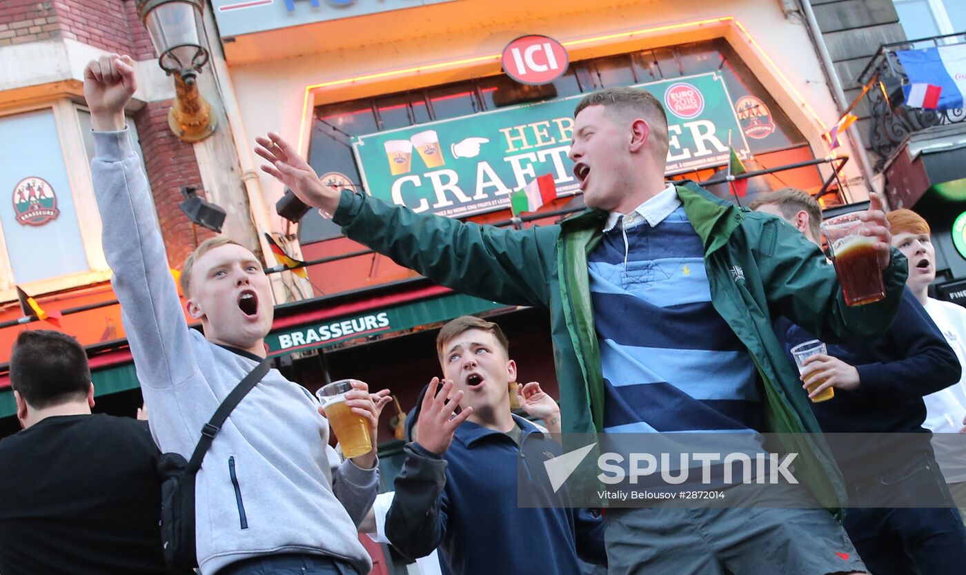 Lille before Russia vs. Slovakia match