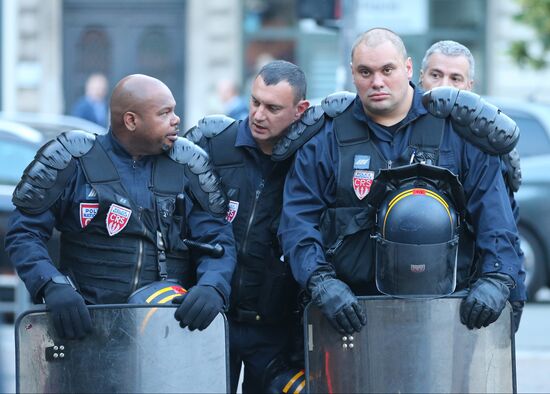 Lille before Russia vs. Slovakia match