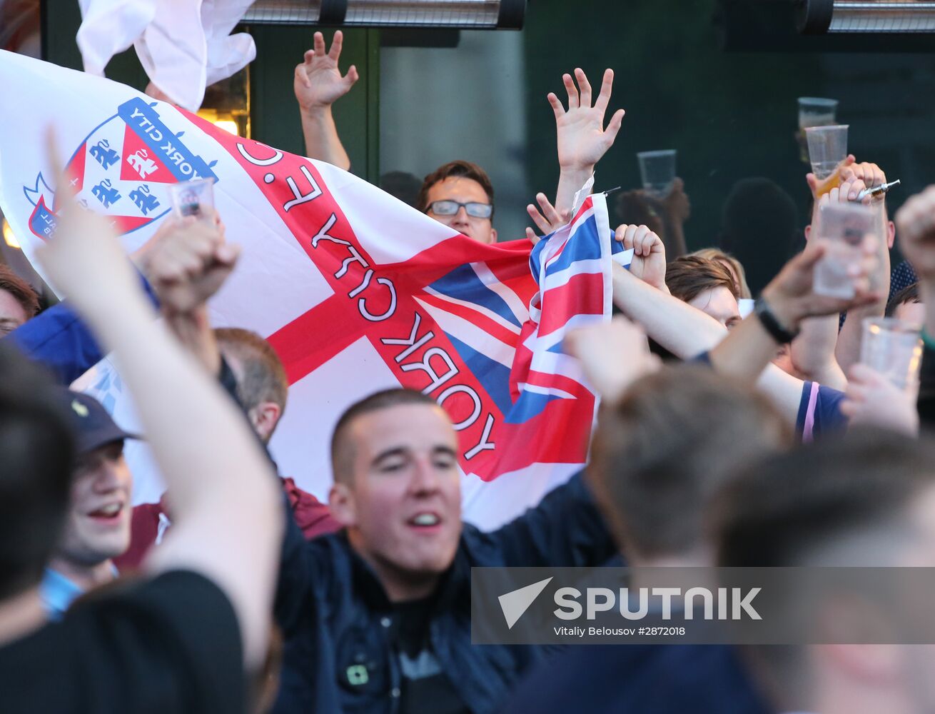 Lille before Russia vs. Slovakia match