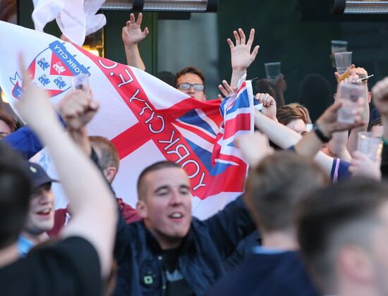 Lille before Russia vs. Slovakia match