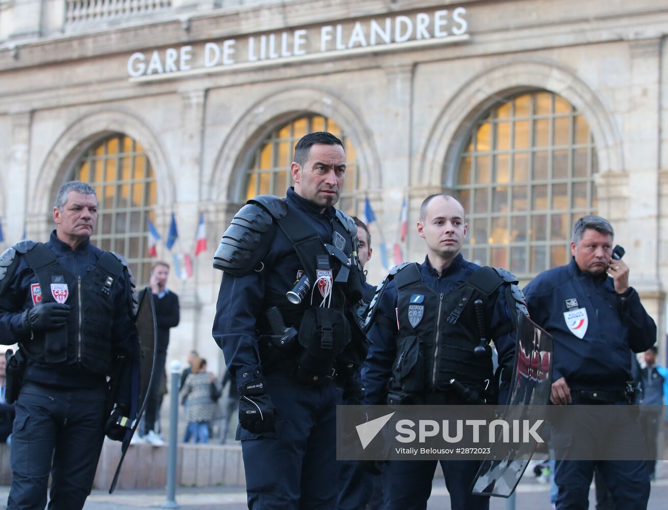 Lille before Russia vs. Slovakia match