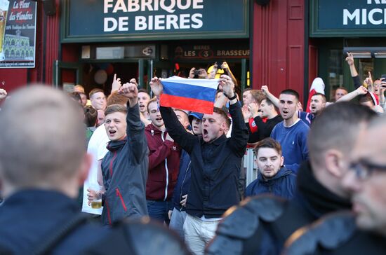 Lille before Russia vs. Slovakia match