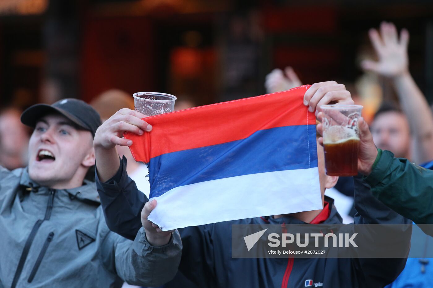 Lille before Russia vs. Slovakia match