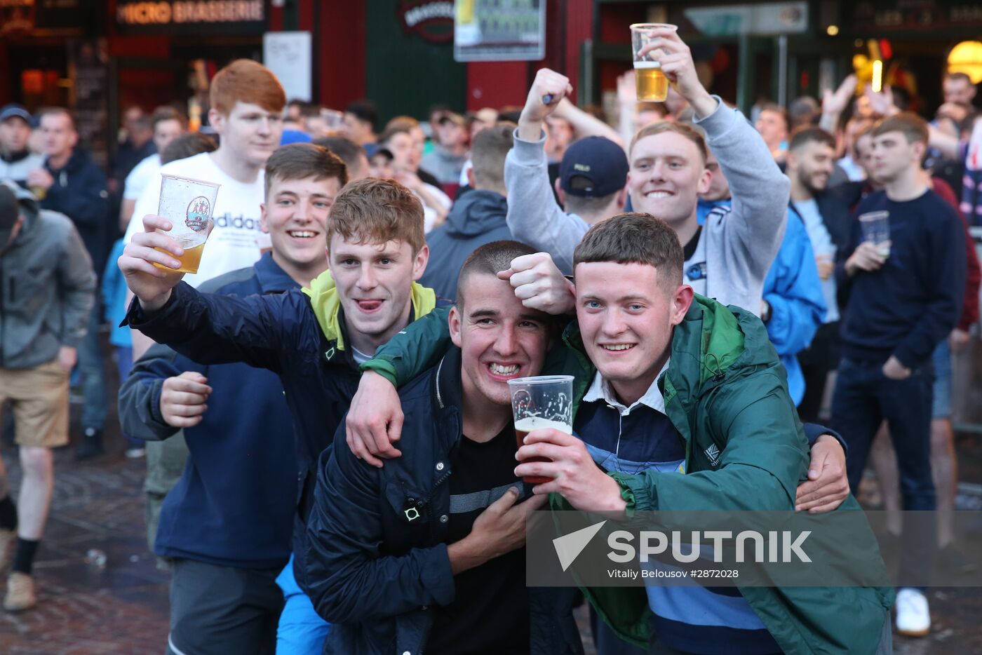 Lille before Russia vs. Slovakia match