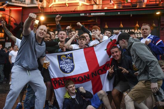 Lille before Russia vs. Slovakia match