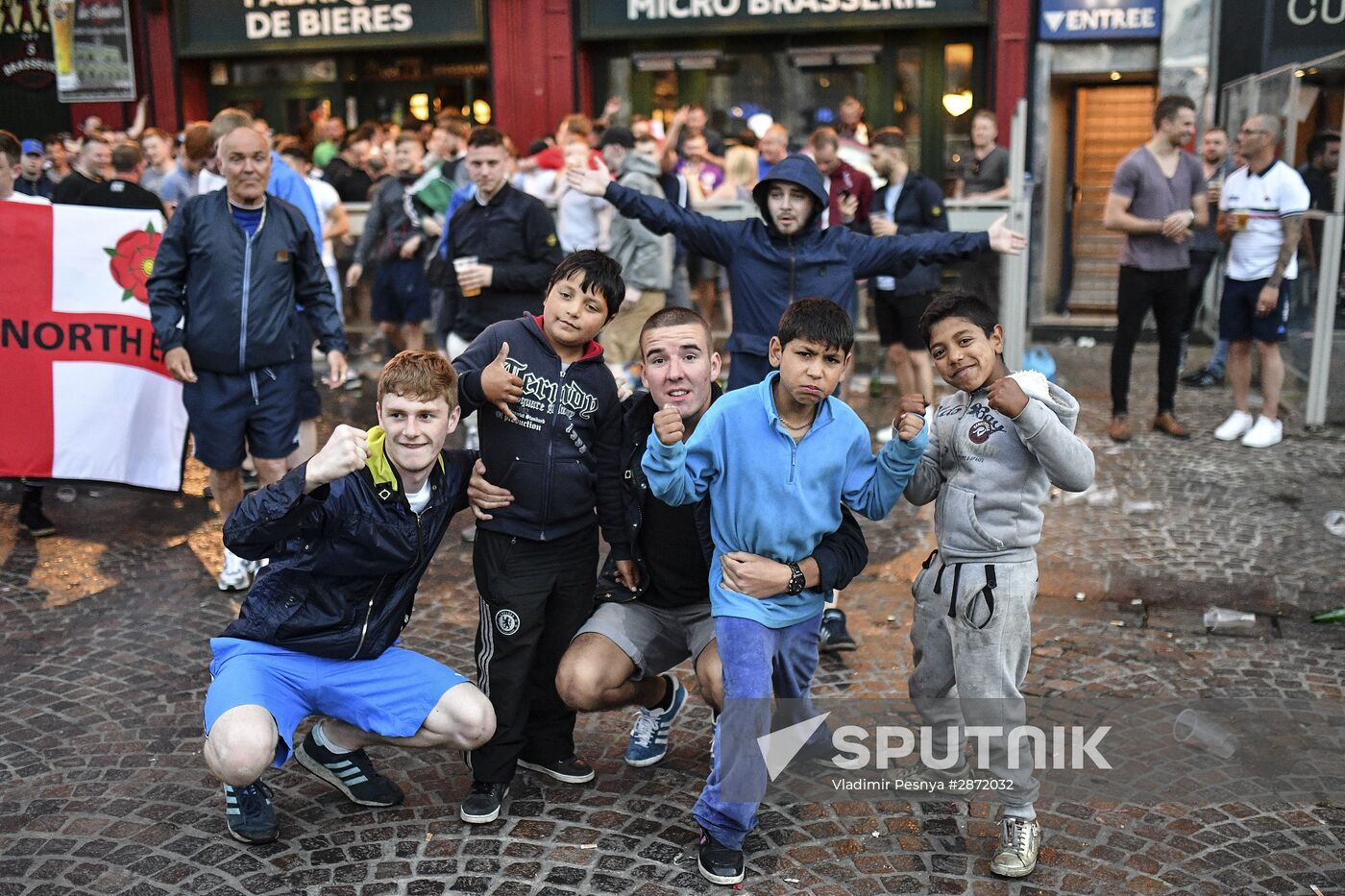 Lille before Russia vs. Slovakia match