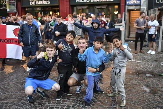 Lille before Russia vs. Slovakia match