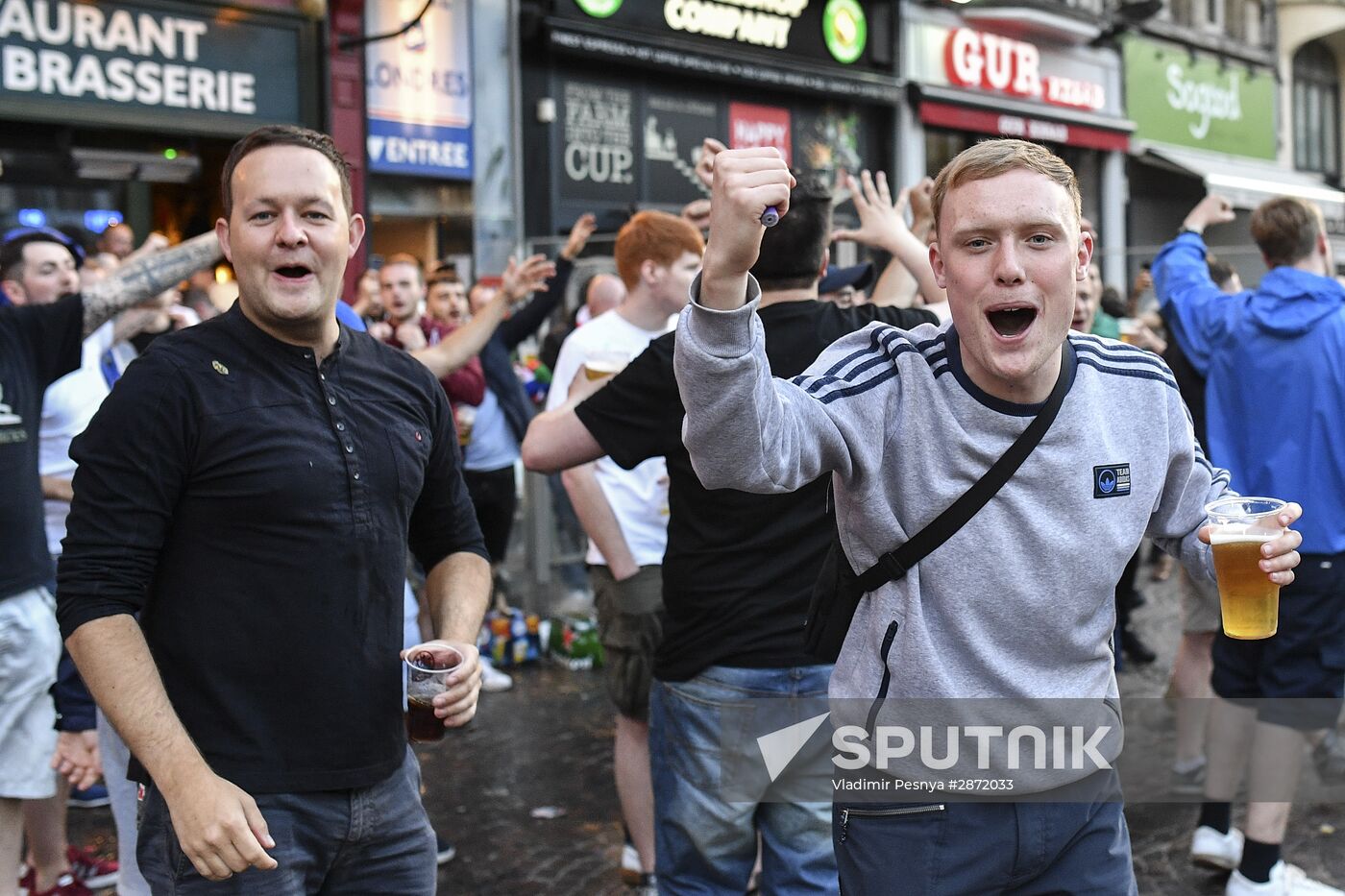Lille before Russia vs. Slovakia match