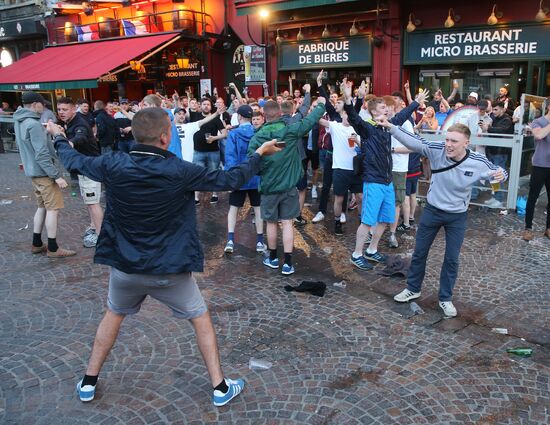 Lille before Russia vs. Slovakia match