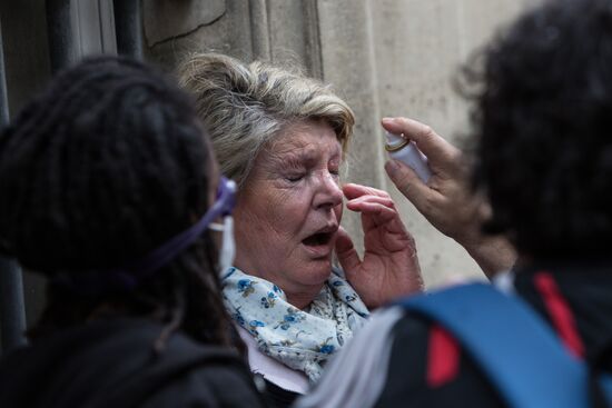 Protests in Paris