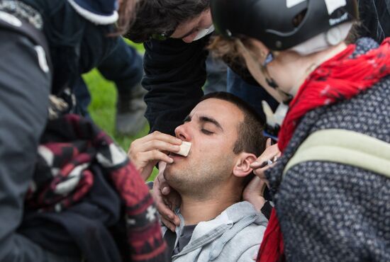 Protests in Paris