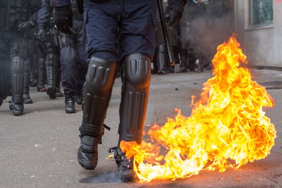 Protests in Paris